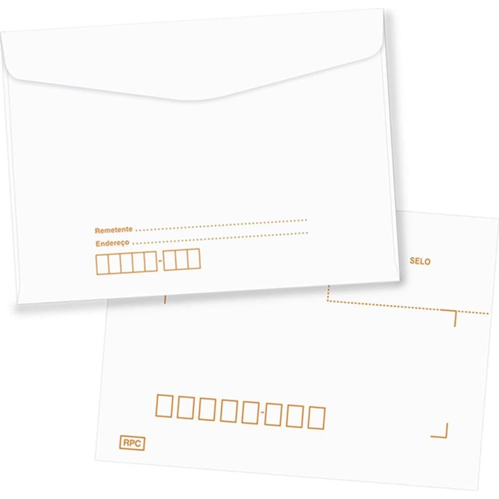 Envelope Carta 114X162 63G com CEP