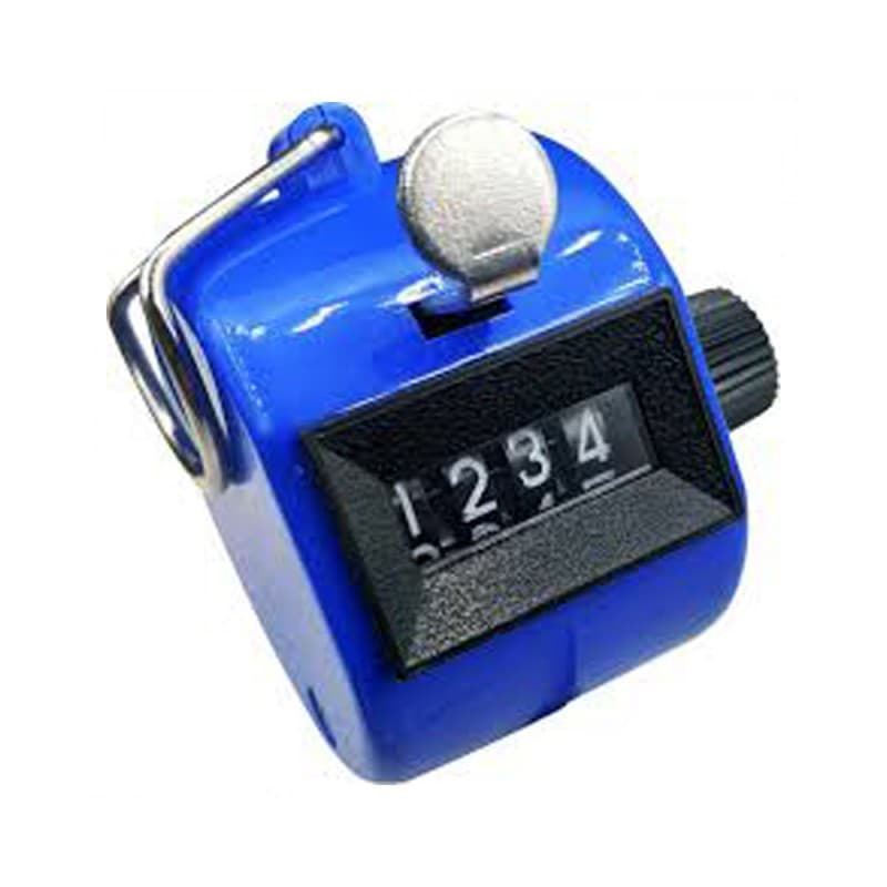 Contador Estatístico Manual Analógico Numérico 4 Dígitos