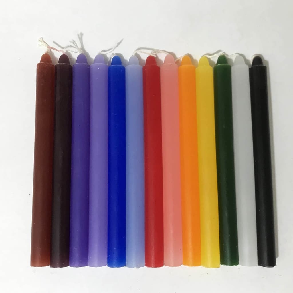 Velas Palito Coloridas 18,5 cm - 1kg Promoção