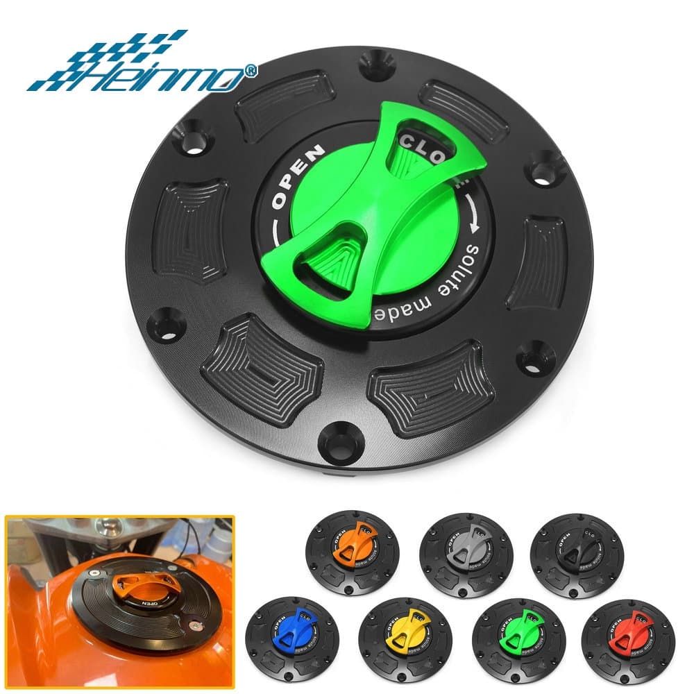 Para KAWASAKI NINJA 250 Z 300 NINJA250 NINJA300 Z250 Z300 2017 Tampa Do Tanque De Combustível De Óleo Acessórios Da Motocicleta Verde