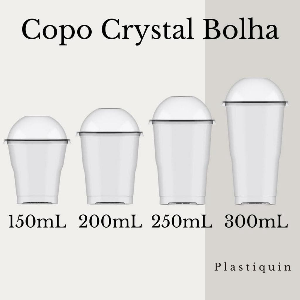 20/40/60Unidades Copo Bello Tampa Bolha sem Furo 150mL 200mL 250mL 300mL 440mL 550mL Copo Felicidade