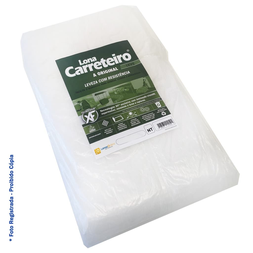 Lona Carreteiro Leve 4x2 Transparente 100 Micras Multiuso Impermeável