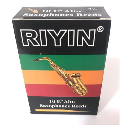 Caixa Palheta Sax Alto 1,5 Com 10 Unidades Riyin