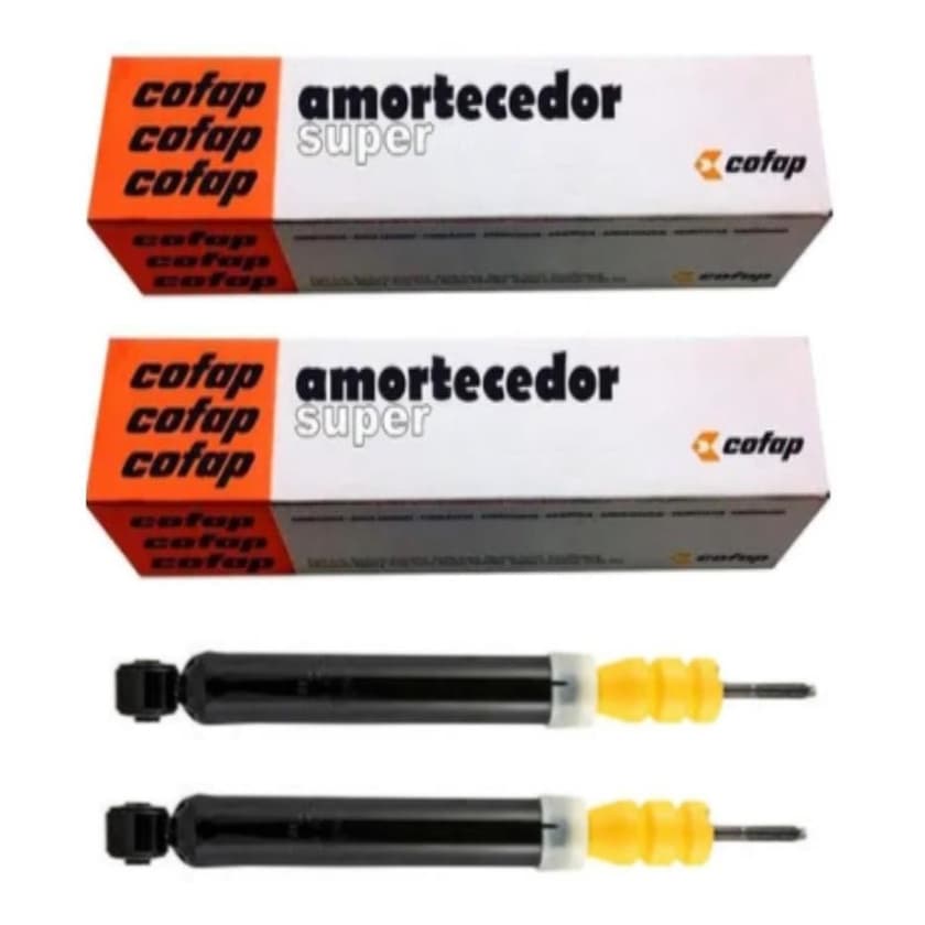 Par Amortecedor Traseiro Corsa Celta 97 98 99 2000 2001 2002 2003 2004 2005 2006  2007 2008 2009 2010 2011 2012 Original Cofap Novo