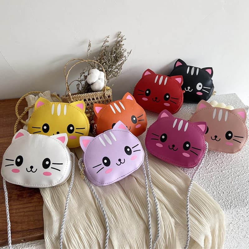 mini Bolsa De Ombro Infantil Com Desenho De Animais Fofos Para Meninas