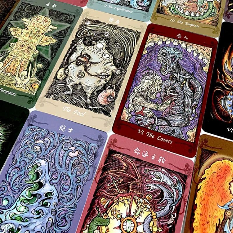 Deck Arcanos Maiores Demônios Chinêses lata