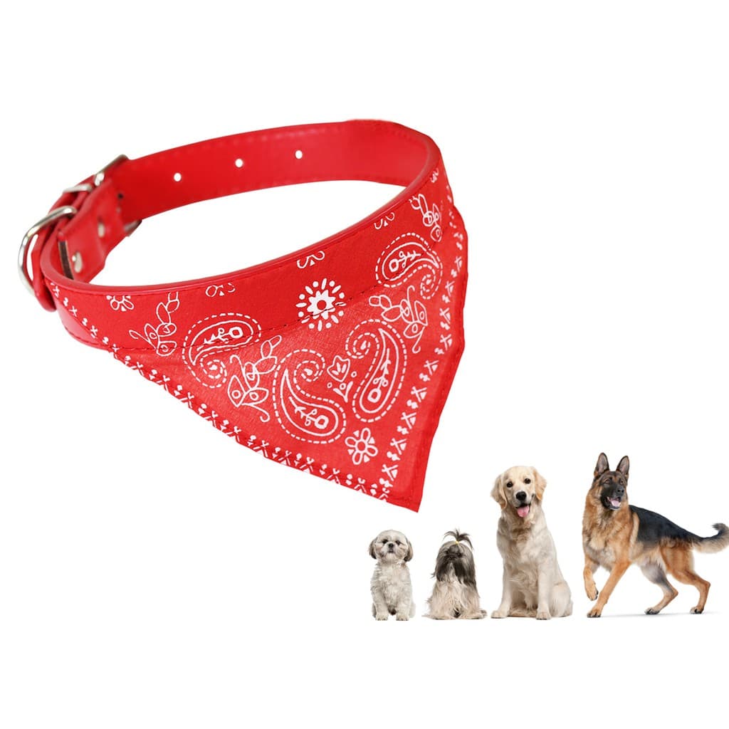 Coleira Bandana para Pets Cães Gatos Pequeno a Grande