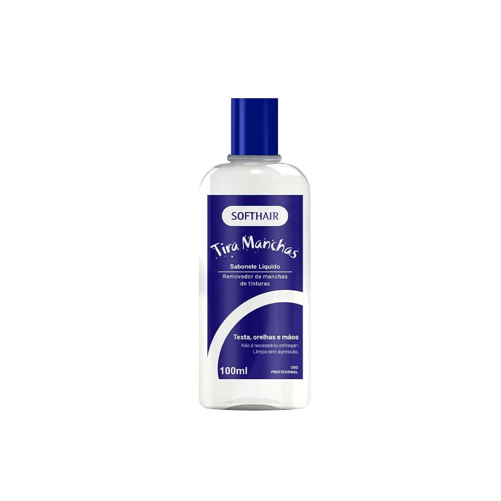 Sabonete Líquido Tira Manchas Removedor de Tintura Soft Hair 100ml