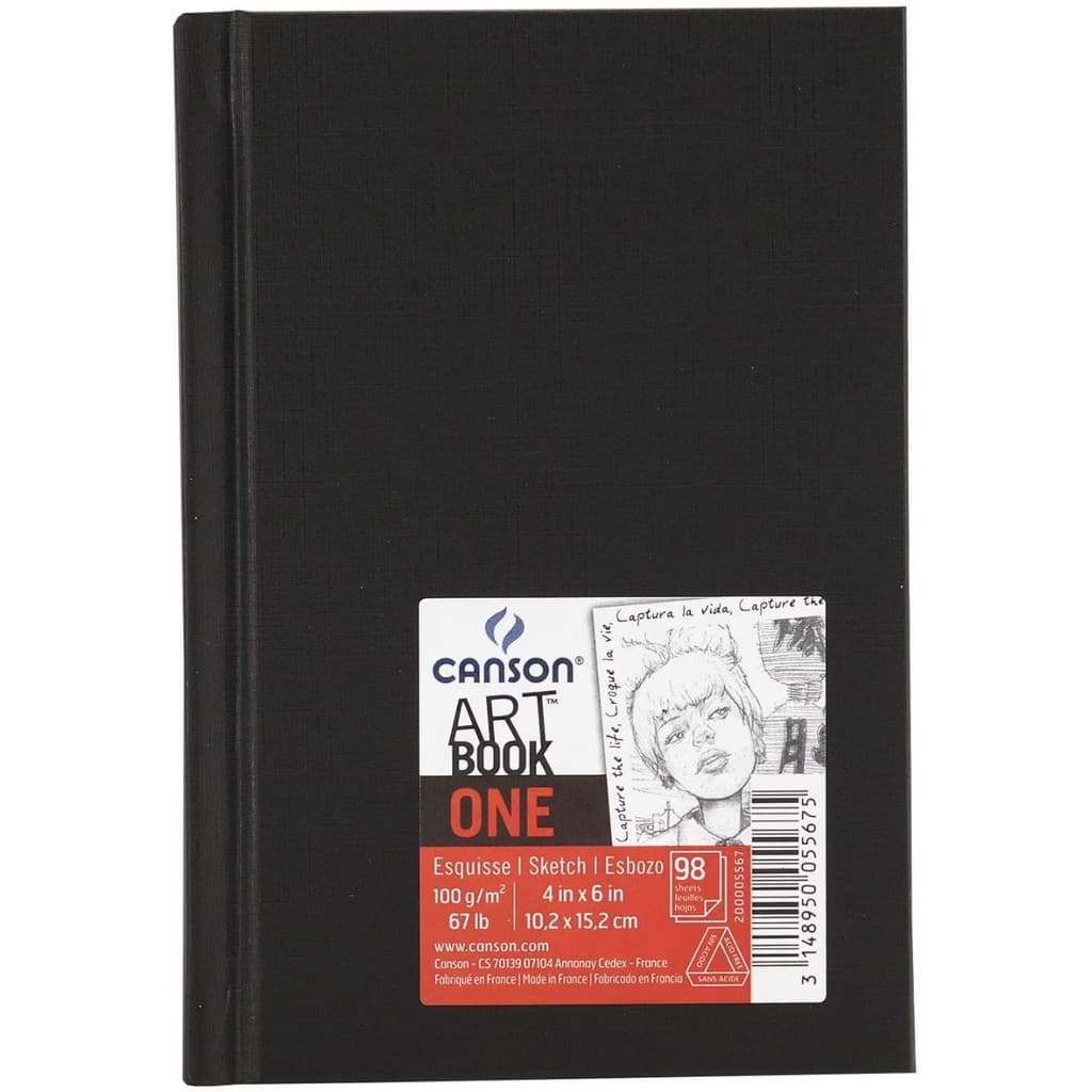 Caderno Artbook One Estilo 98 Folhas Sketchbook 100g Canson