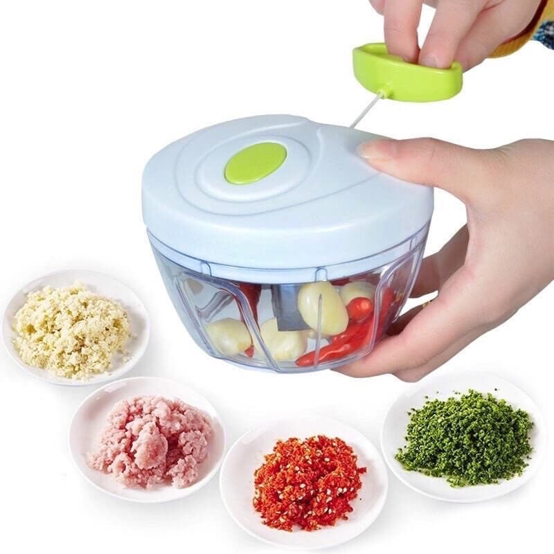 Mini Processador Triturador de Alimento Manual Utensílio Cozinha 400ML(ALEATORIO)