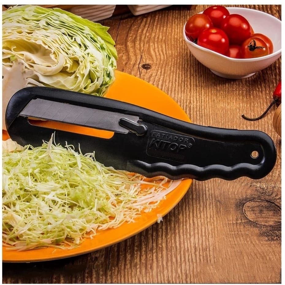 Cortador Legumes Fatiador Kitop Lamina Afiada Corte Simétrico Prático Cozinha Inovador