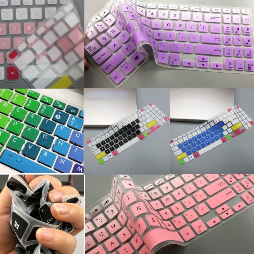 Capa Protetora De Teclado Ultra Fina De Silicone Para Notebook 15,6 Polegadas Asus Vivobook S15/S5300U FL8700F A509J X509JP A516M S5300 A509U A516 a509m X515