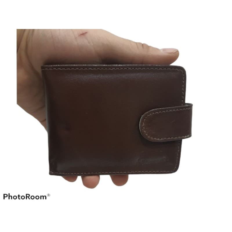 Carteira Masculino Grande Em Couro Porta Cartão Cnh C/ Fecho