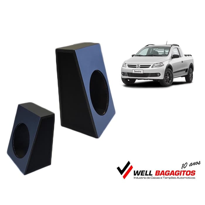 Caixa Som Selada Para Saveiro 85 A 2014 35 Litros