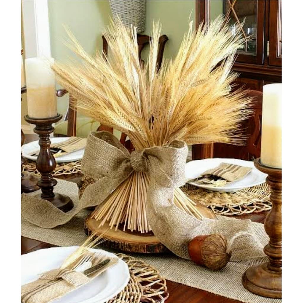 100 Hastes Trigo Natural Seco Desidratado Casamento Festas Lembrancinhas Enfeites Mesa Arranjos