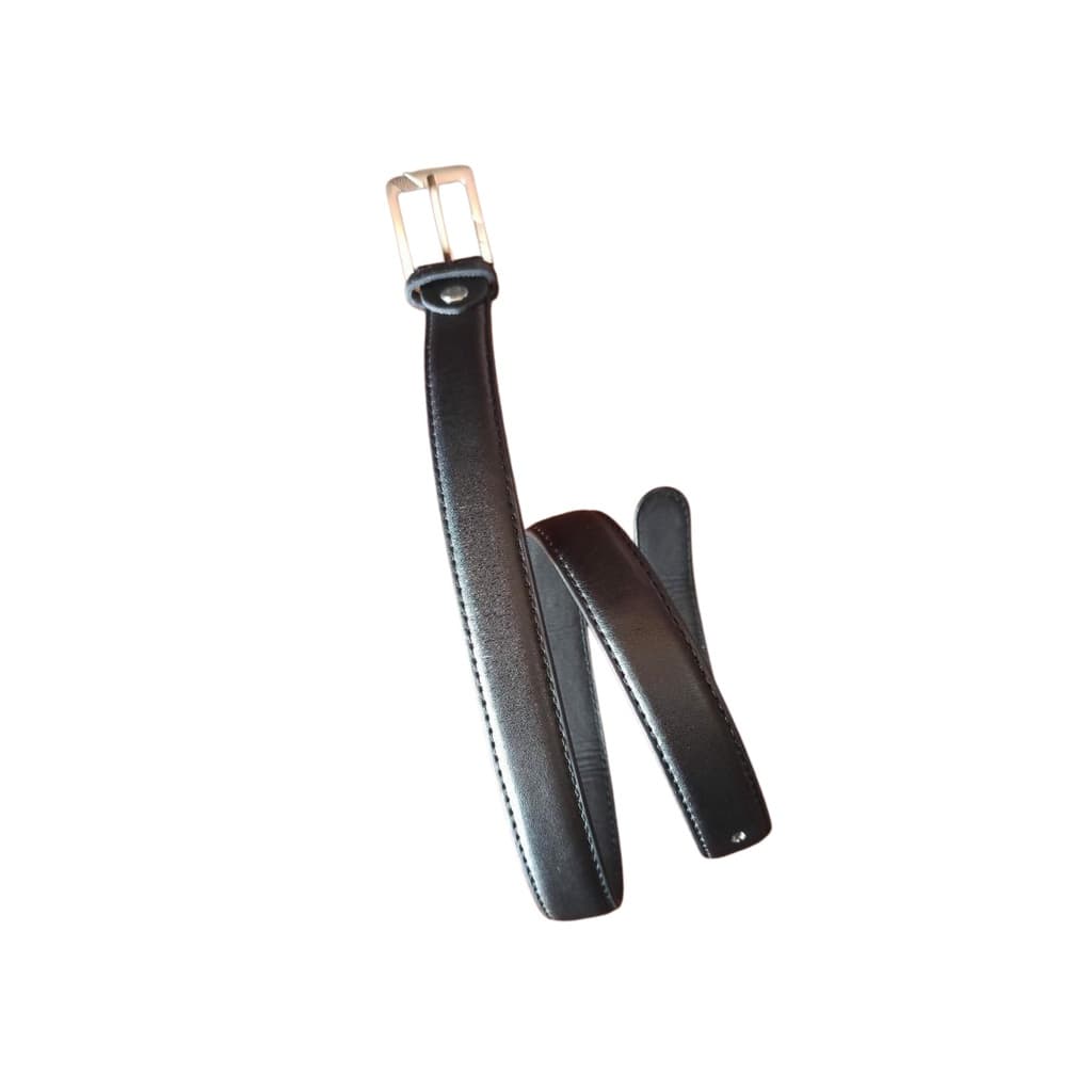 Cinto de Couro Social Masculino Infantil Com Regulagem