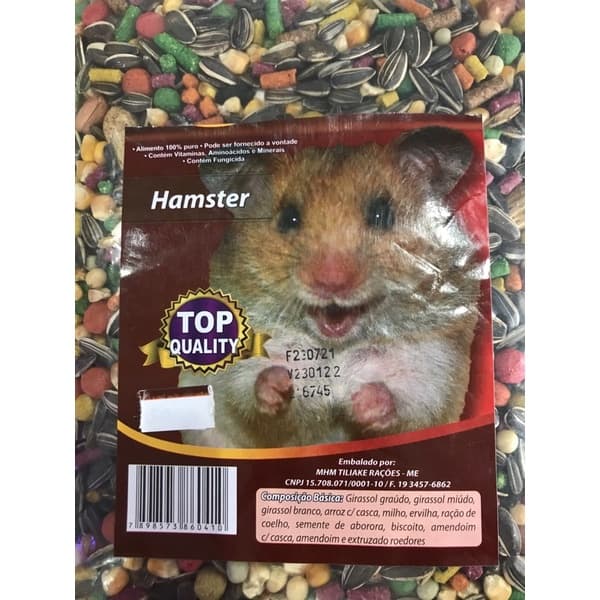 Ração para Hamster  / Mistura para Hamster  / Comida para Hamster.