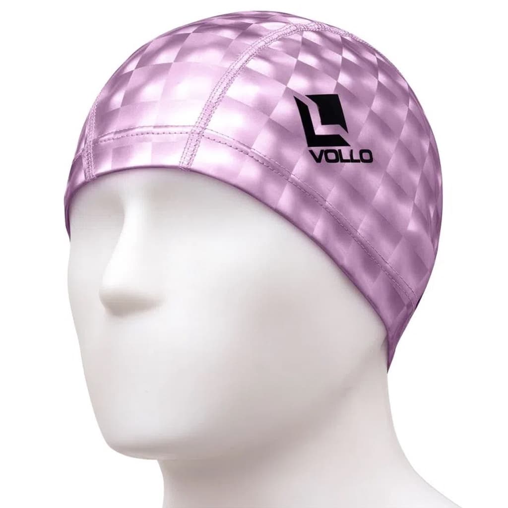 Touca para Natação Adulto PU Vollo Rosa