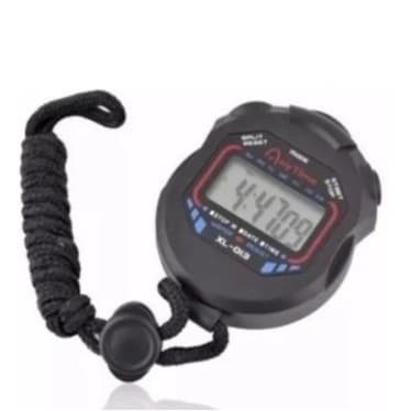 Cronômetro Progressivo De Mão Digital Alarme Hora C/ Corda