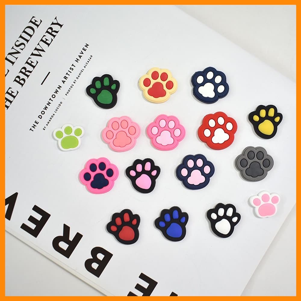 Decoração De Sapato Para Amuletos Botão De Alfinetes De Patas Fofas