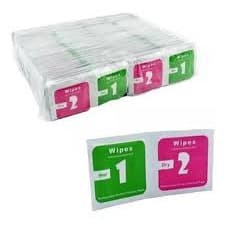 Kit Limpa Tela Pano Seco E Com Álcool 1 E 2 Pacote Manutenção Celular Limpeza De Tela Aplicar Película