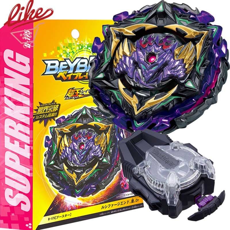 Beyblade Burst B-175 Lucifer The End Super King Com LR Conjunto De Lançadores De Ignição Superking Brinquedos Para Crianças