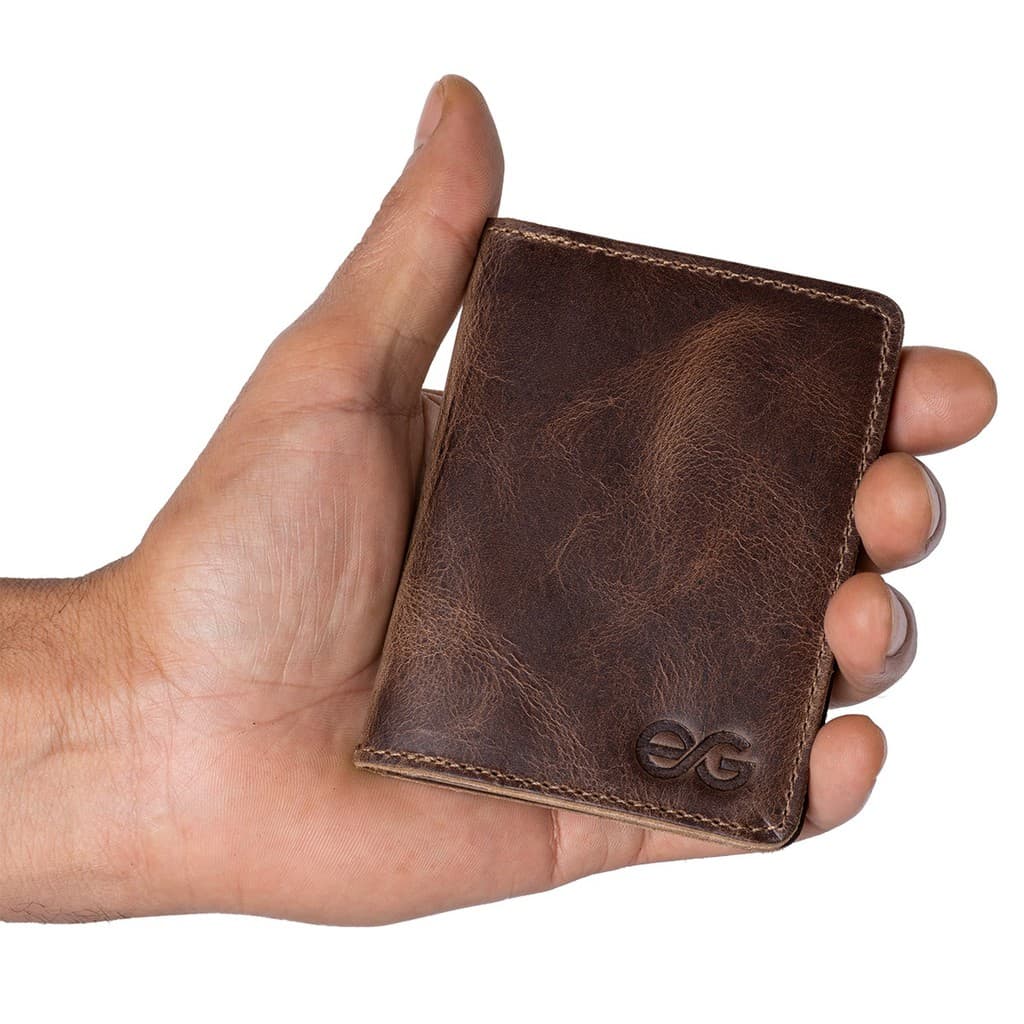 Carteira Pequena Cnh/cédulas/cartões Mini Couro Legítimo