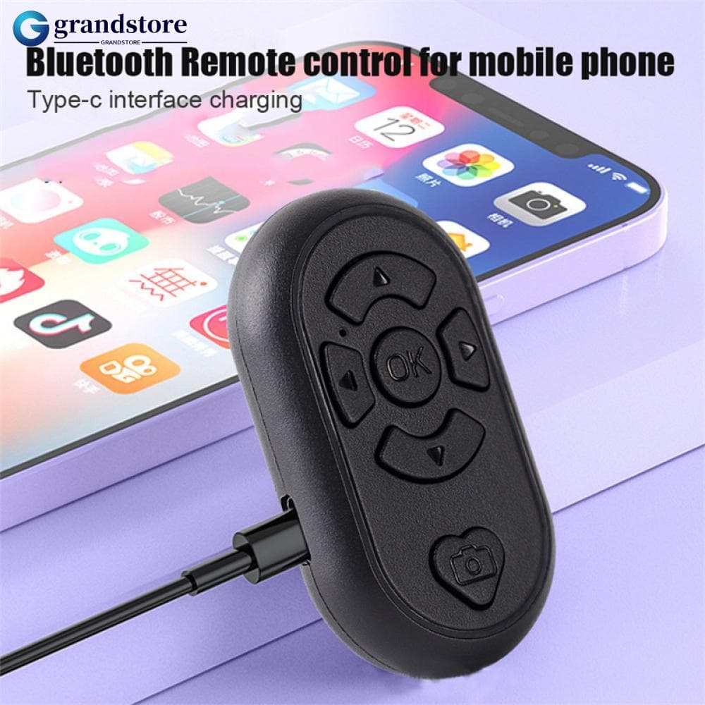 GS Bluetooth Controle Remoto Tipo-C/Carregamento Sem Fio/Selfie/Vídeo/Mini Controlador Fácil De Usar B5V5