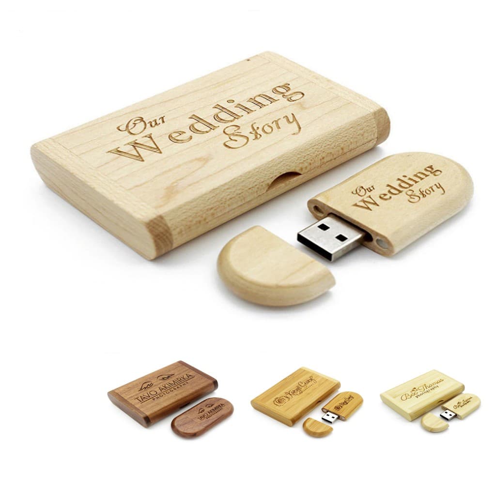 Pen Drive 8 gb Personalizado Para Fotógrafos Sacola Ecológica.