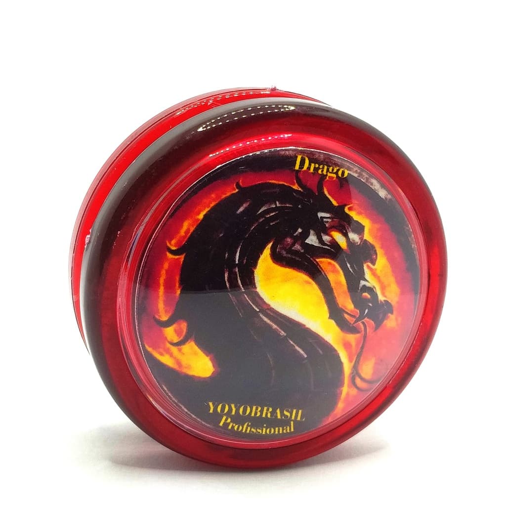 Yoyo Ioio Profissional Mortal Kombat Modelo Drago de eixo Fixo + 3 cordas de Reposição de ioio, yo-yo, ioiô