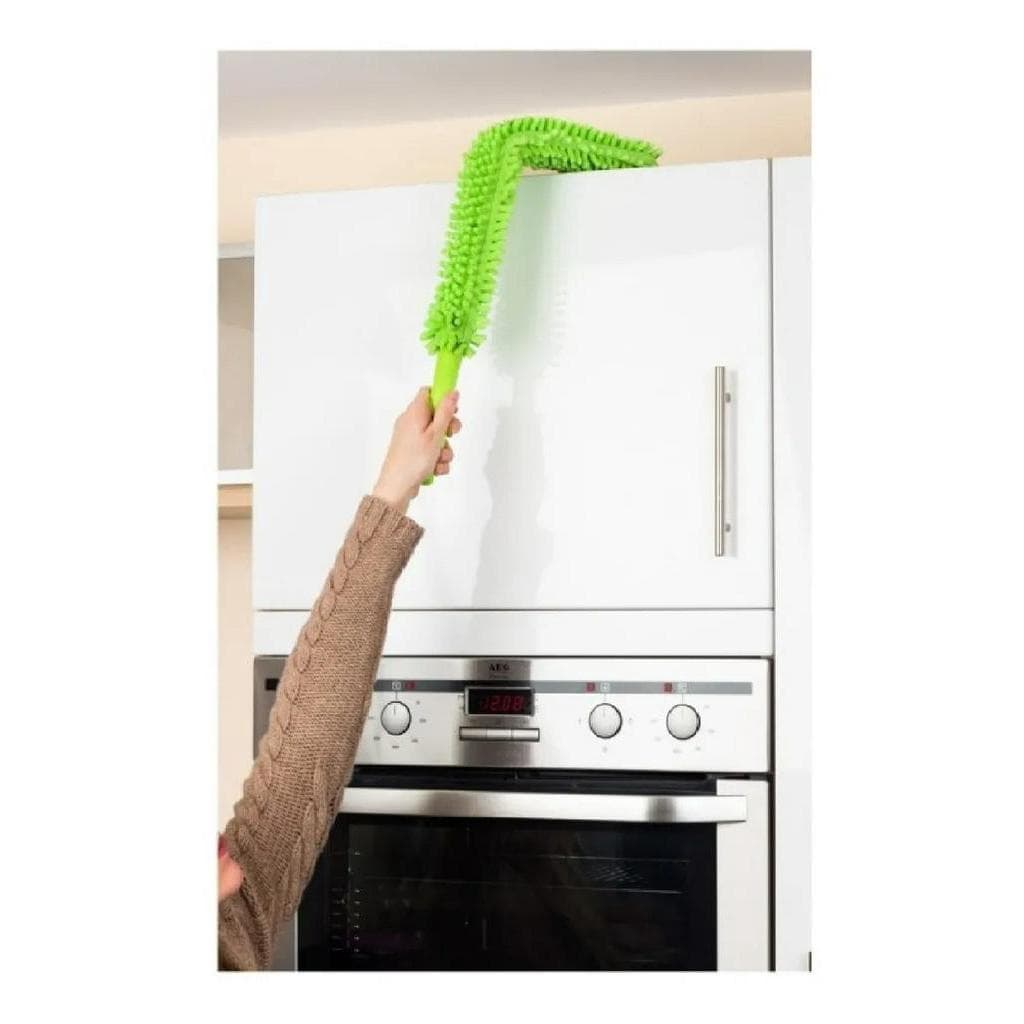 Espanador Dobrável Microfibra Longo Flexivel Eletrostatico Max Clean Nao risca