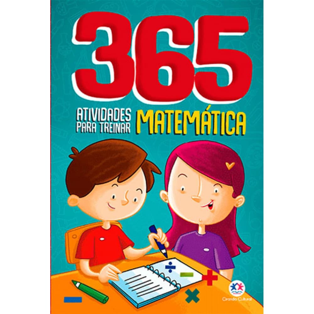 Livro - 365 atividades para treinar matemática - Capa comum - Ciranda Cultural