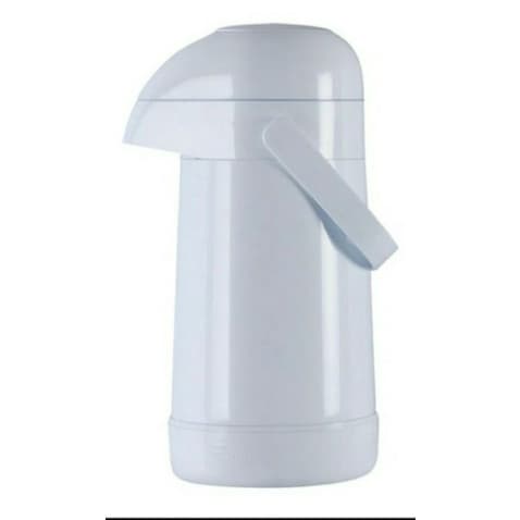 Garrafa térmica Termolar Magic Pump 500ml pressão branca