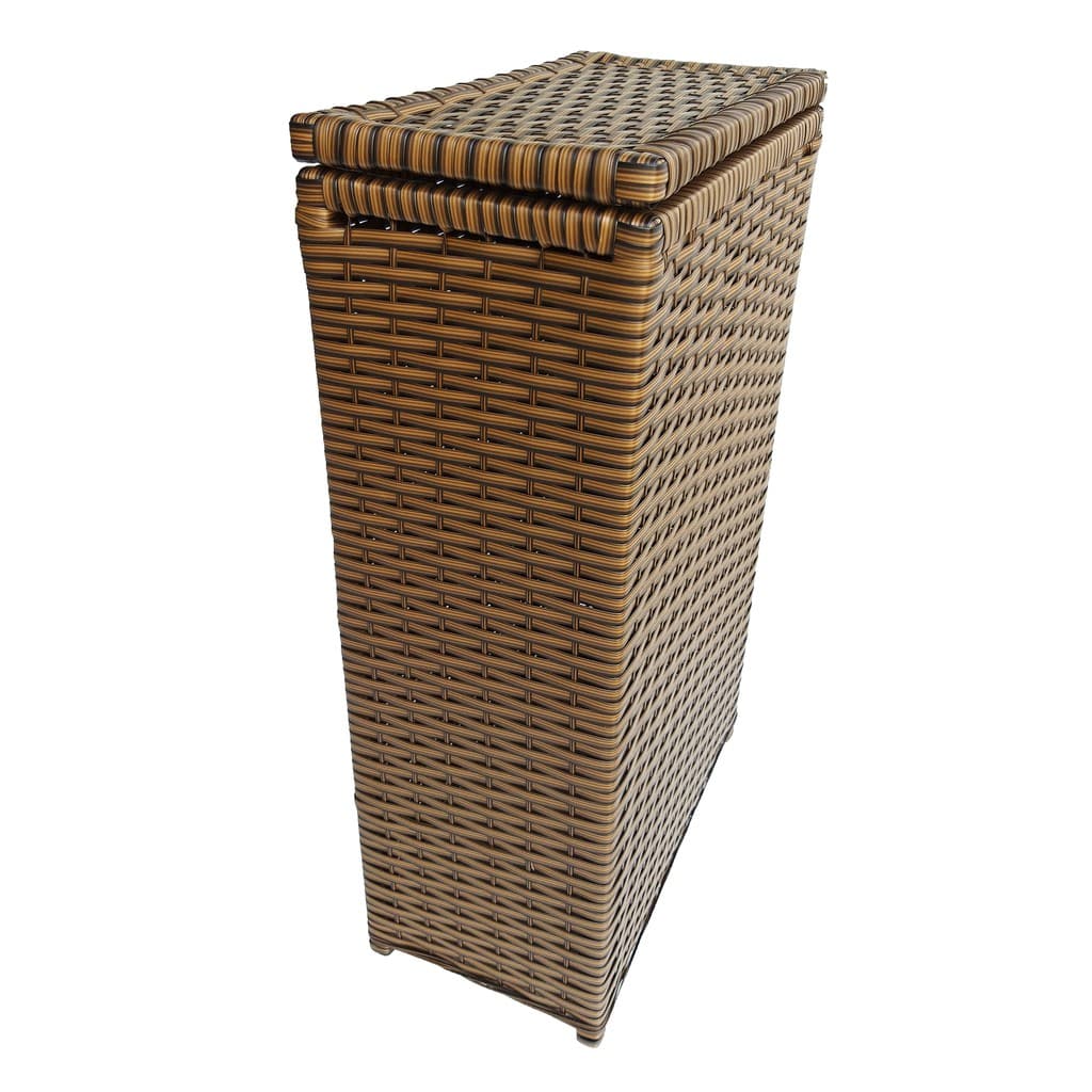 Cesto de Roupa Suja Cesto Organizador de Fibra Sintética 21x40x67