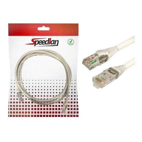 Cabo De Rede Speedlan Patch Cord Cat.5e 2metros Cz
