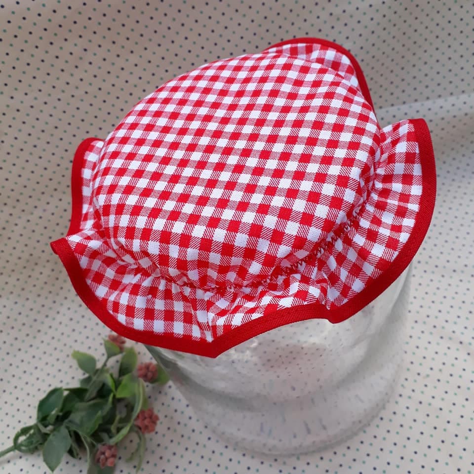 Capa de tecido para tampa de pote de conserva