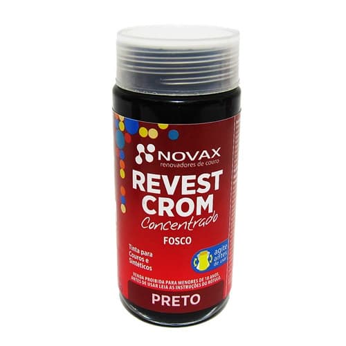 revestcrom tinta para couro e sintético diversas cores 90ml novax tenis sapato bota bolsa coturno