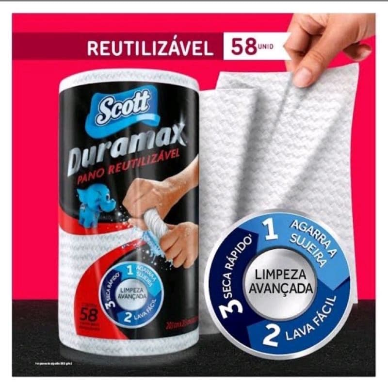 Pano Reutilizável Scott Duramax