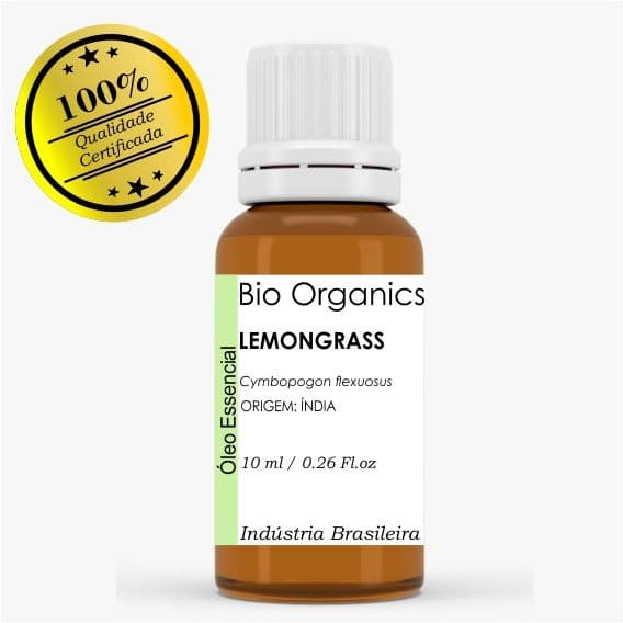 Óleo Essencial De Lemongrass 10ml