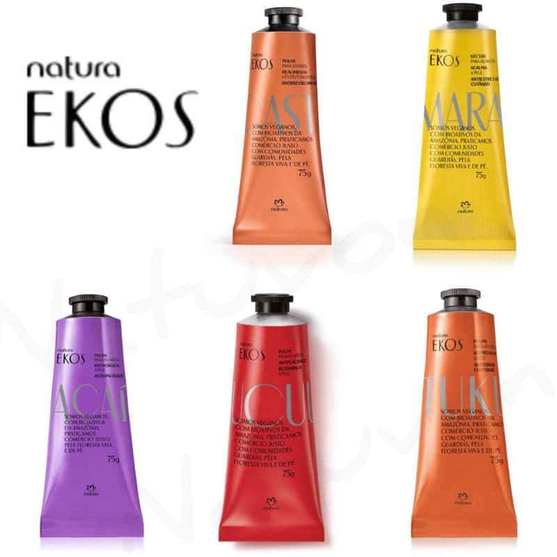 Natura ekos castanha Polpa Creme hidratante para mãos e pés - 75g / 40g