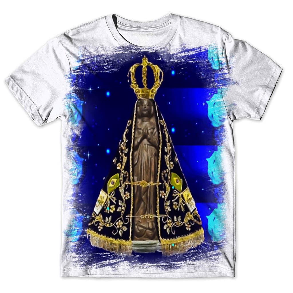 Camisa Camiseta Masculina Nossa Senhora Aparecida 33