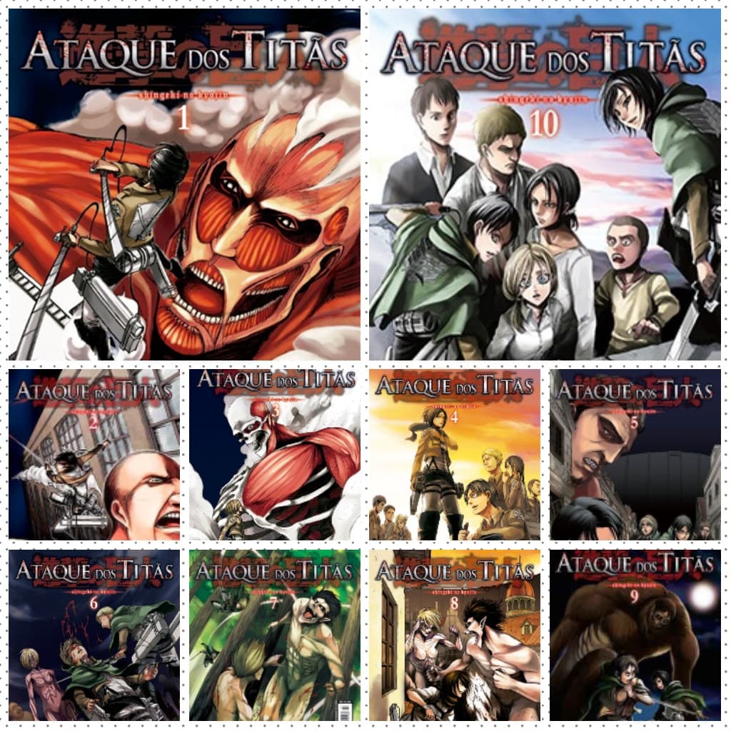 Mangá Ataque Dos Titãs