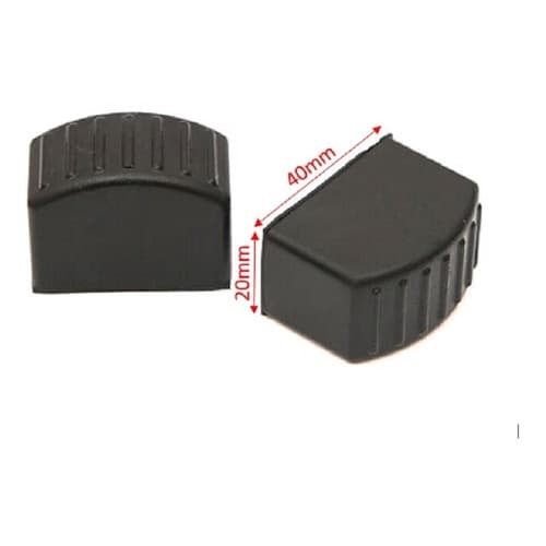 Sapata Ponteira De Borracha Para Escada 40*20  4pçs
