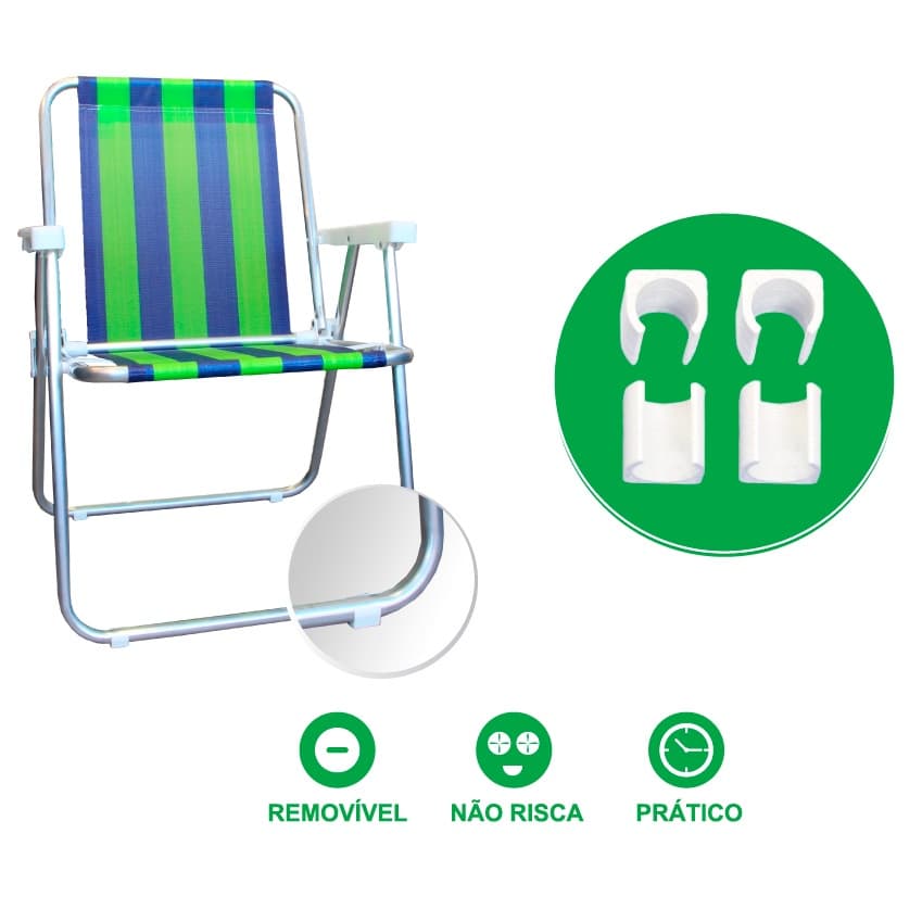 Protetor para cadeira de praia - Kit para 1 cadeira