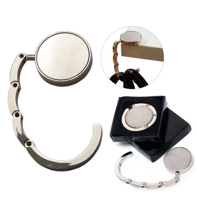 Suporte - Gancho - Porta Bolsa Dobrável Portátil De Mesa Pendurar Sacolas