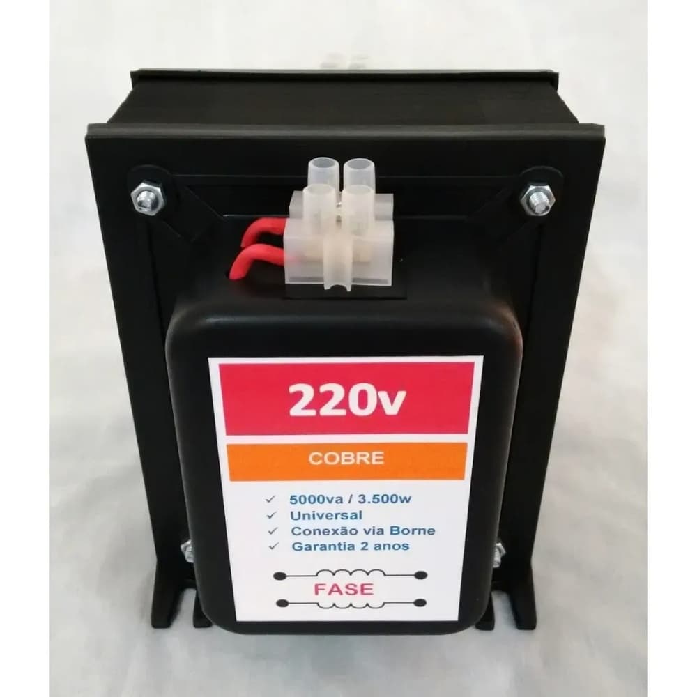 Auto Transformador 5000va Em Cobre 4200 Watts 16000 Btus