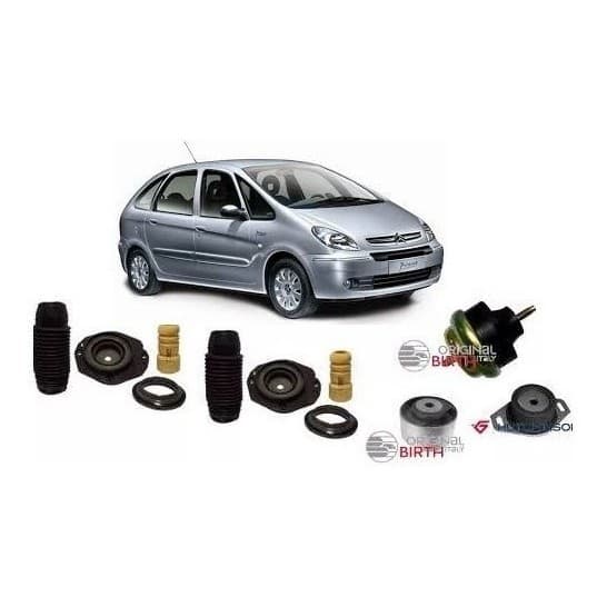 Kit Batente Amortecedor Calço Coxim Motor Câmbio Picasso 2.0