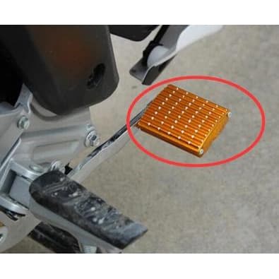 Travão De Motocicleta De Alumínio Capa De Pedal De Freio Antiderrapante Pastilha Acessório Para Yamaha Honda universal