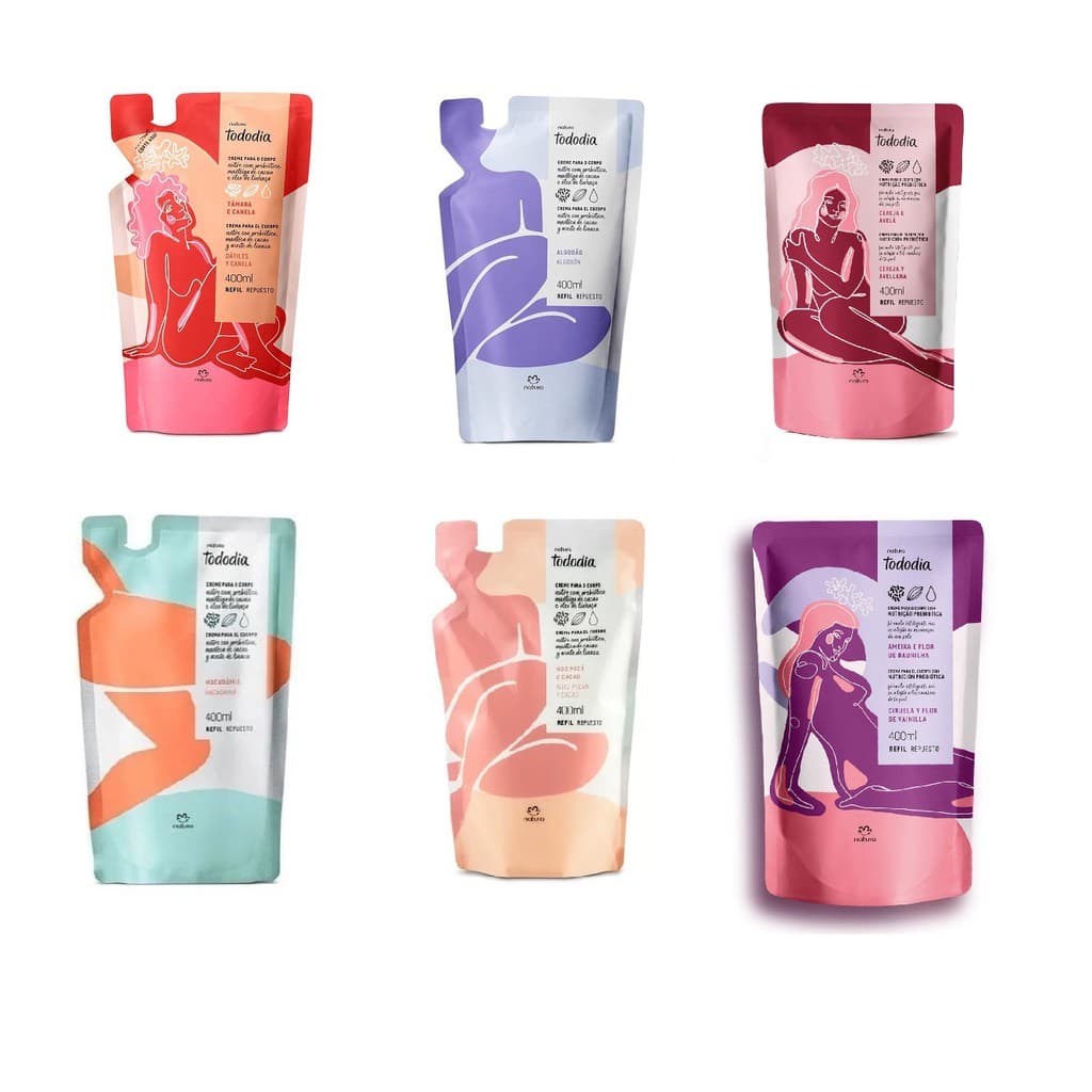 Refil  Hidratante Corporal Natura 400 ml Tododia