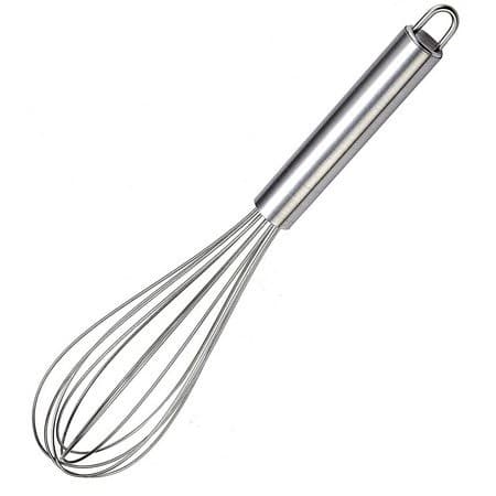 Batedor De Ovos 28Cm gourmet Fouet Omelete Bolo Cozinha Aço Inox